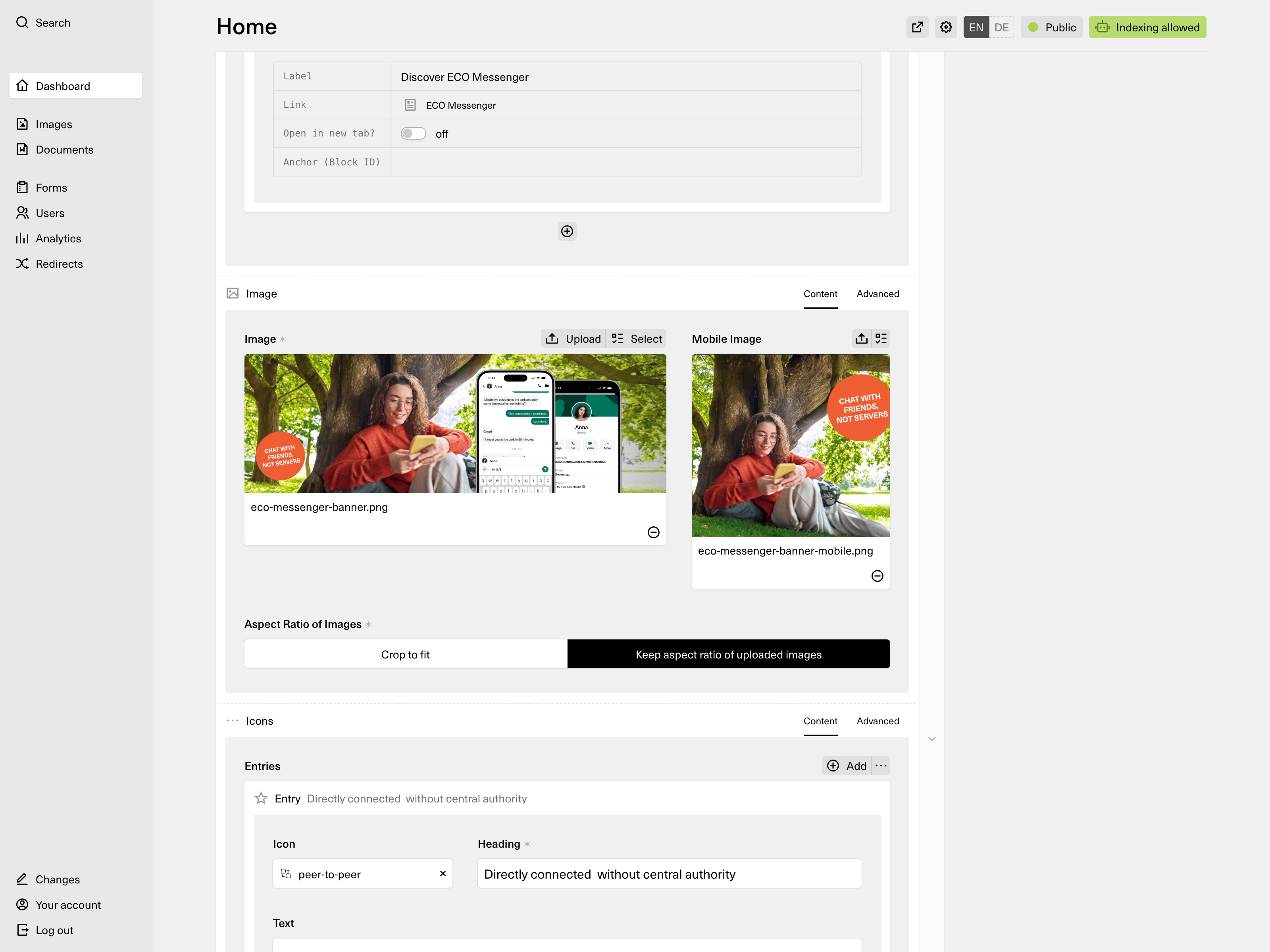 Panel screenshot of 1io.com