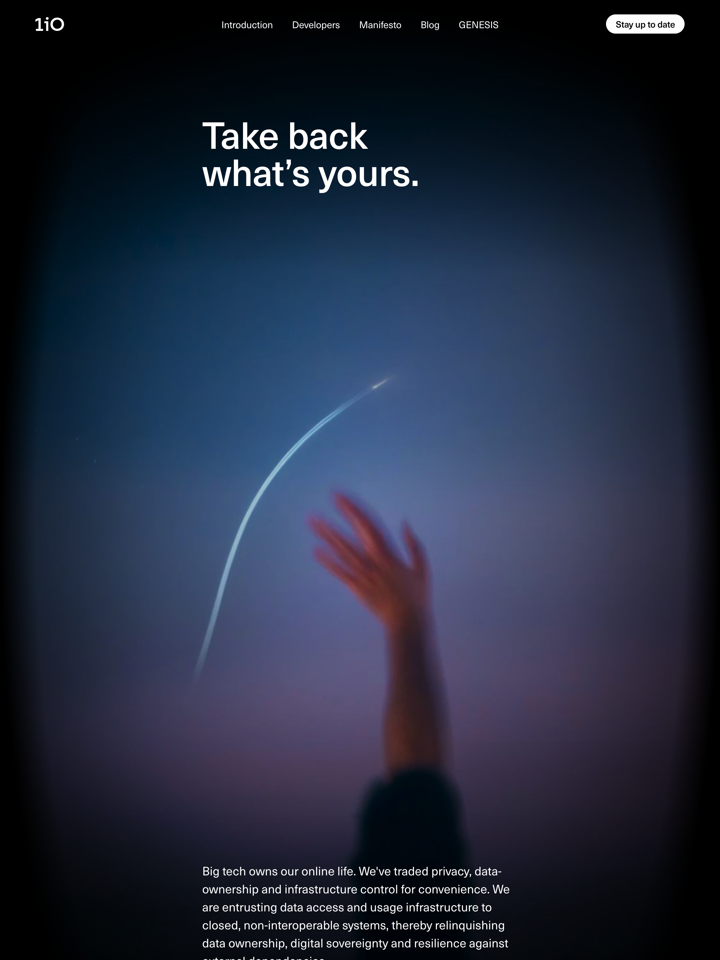 Screenshot of 1io.com