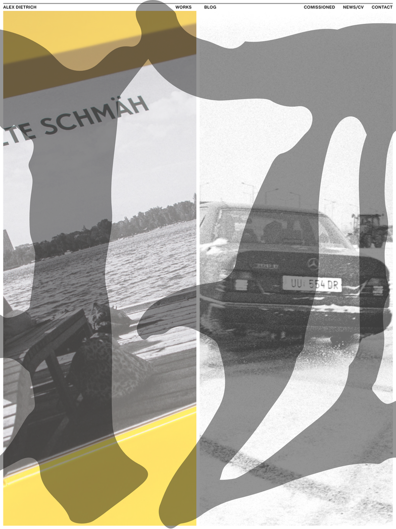 Screenshot of alexdietrich.at