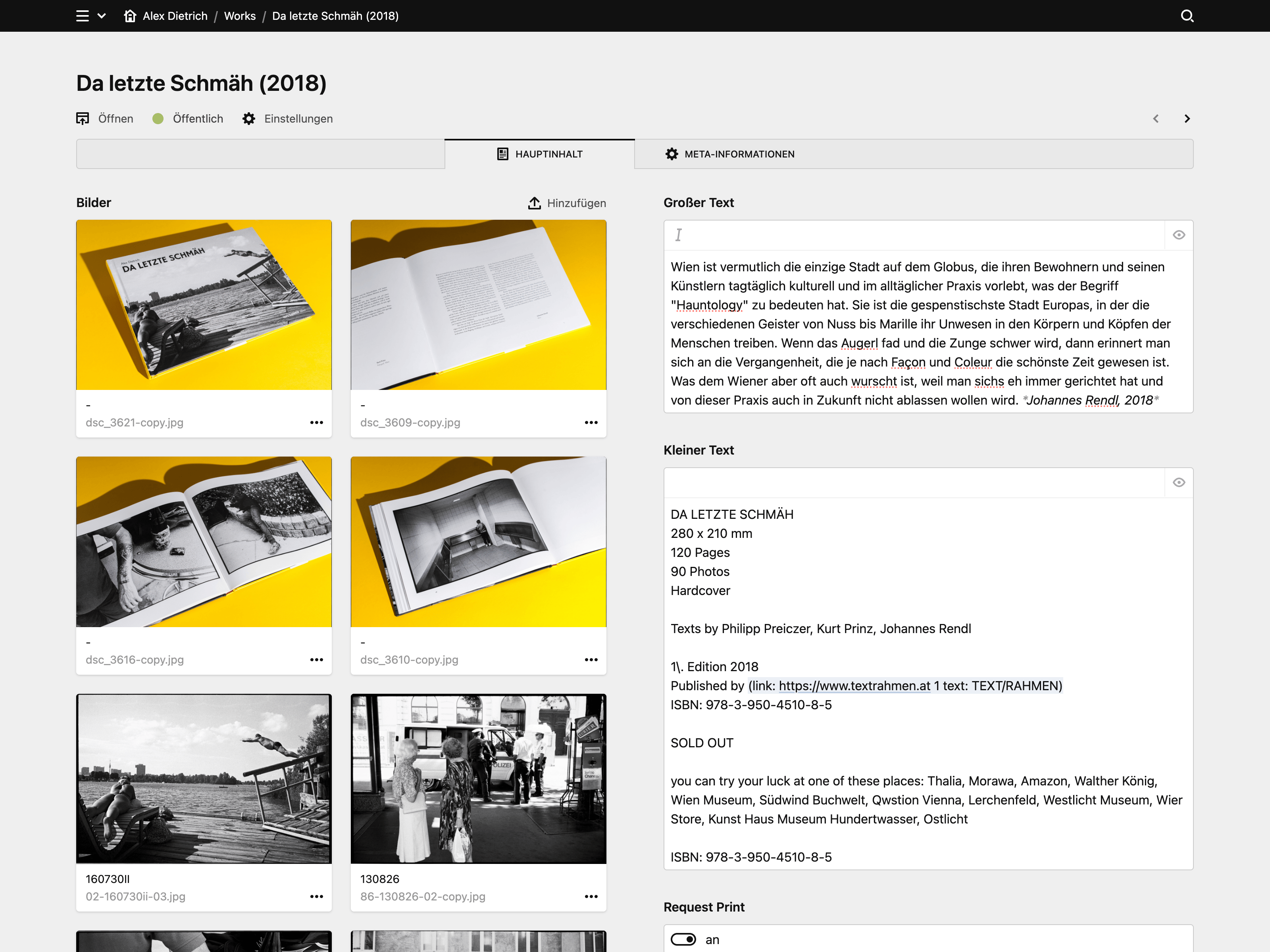Panel screenshot of alexdietrich.at