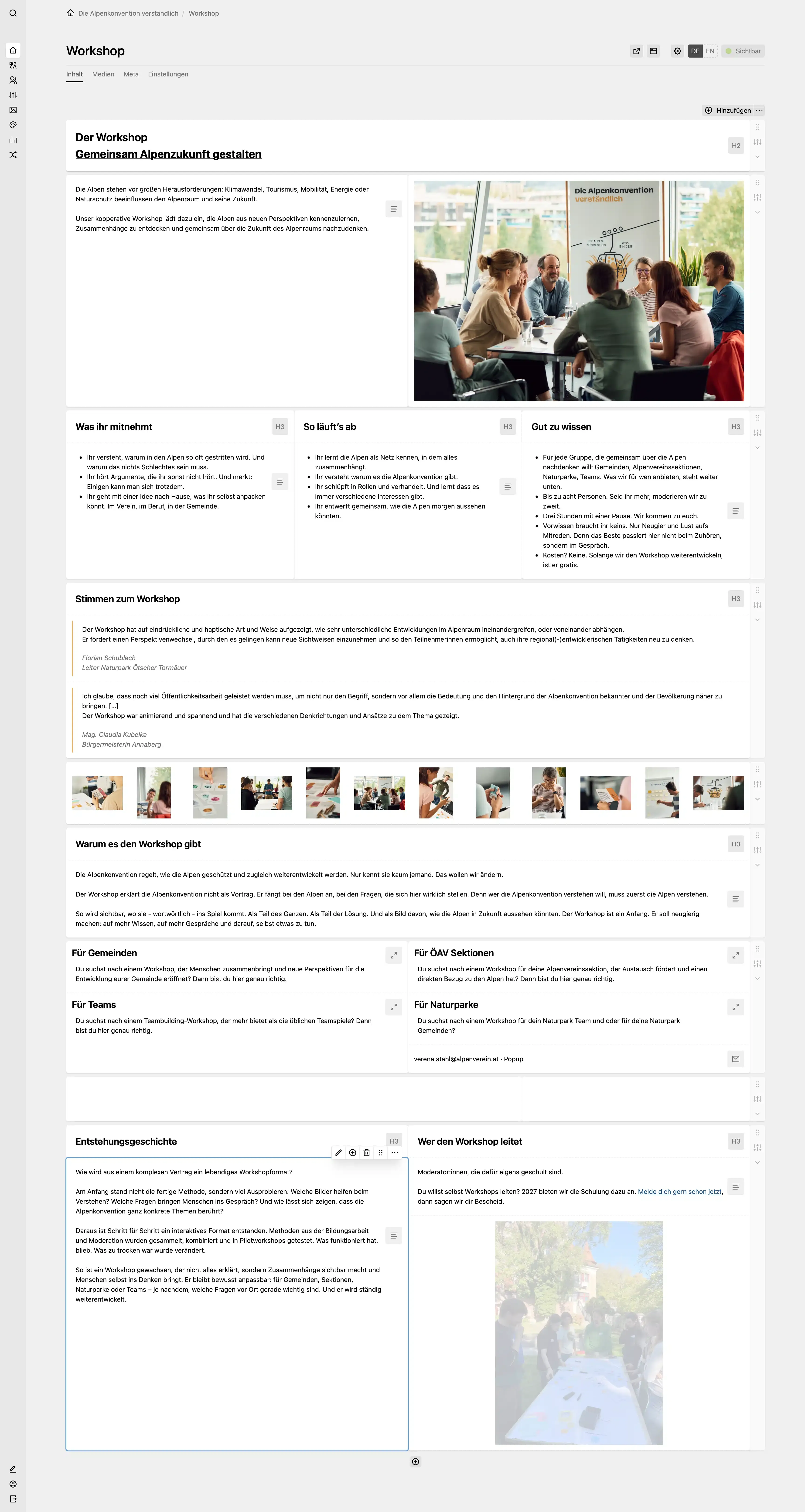 Panel screenshot of alpenkonvention-alpenverein.at