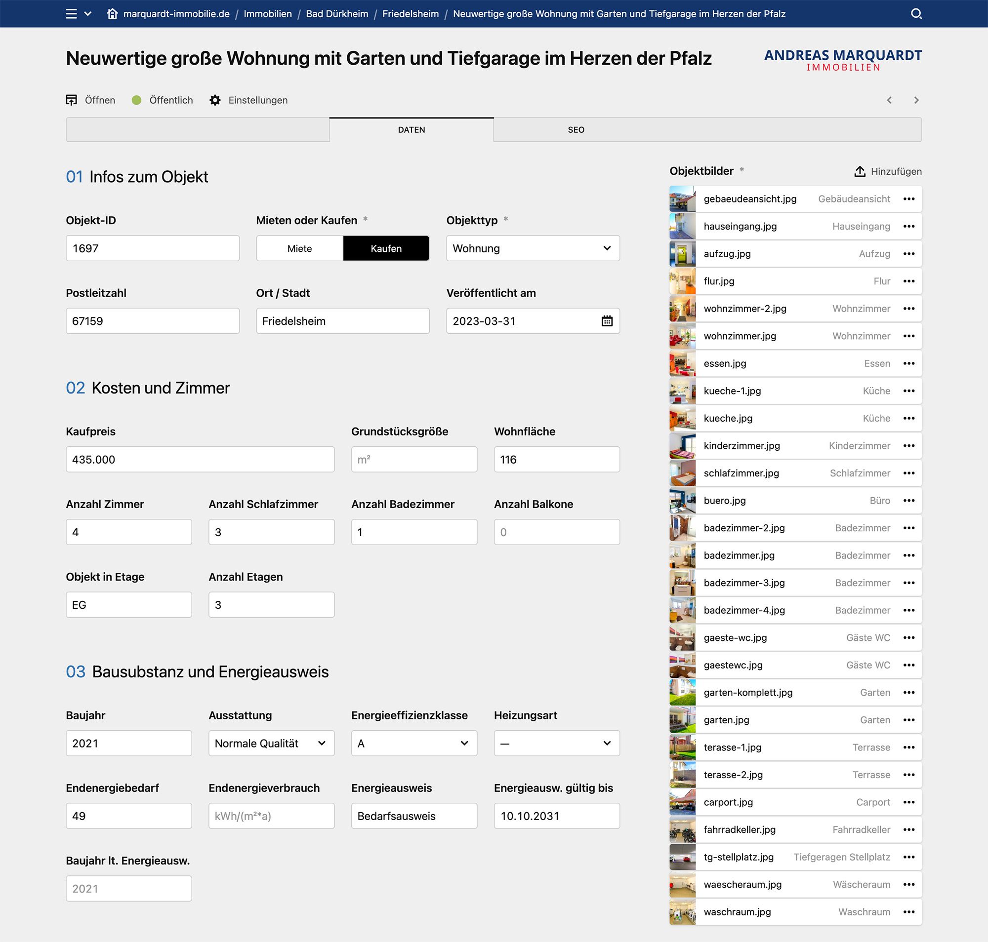 Panel screenshot of marquardt-immobilie.de