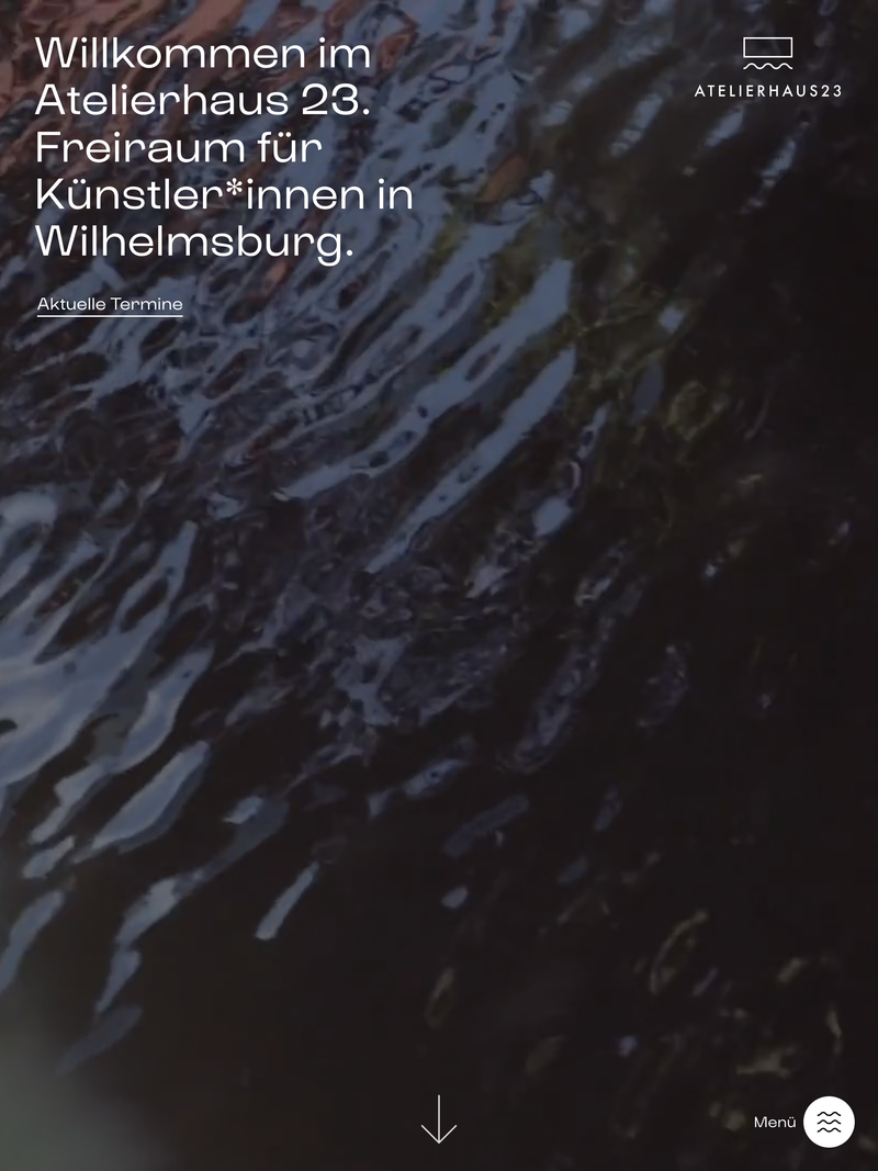 Screenshot of atelierhaus23.de