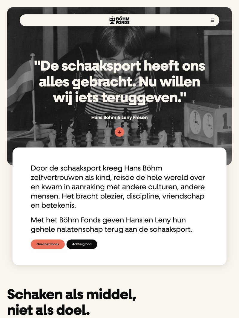 Screenshot of bohmfonds.com