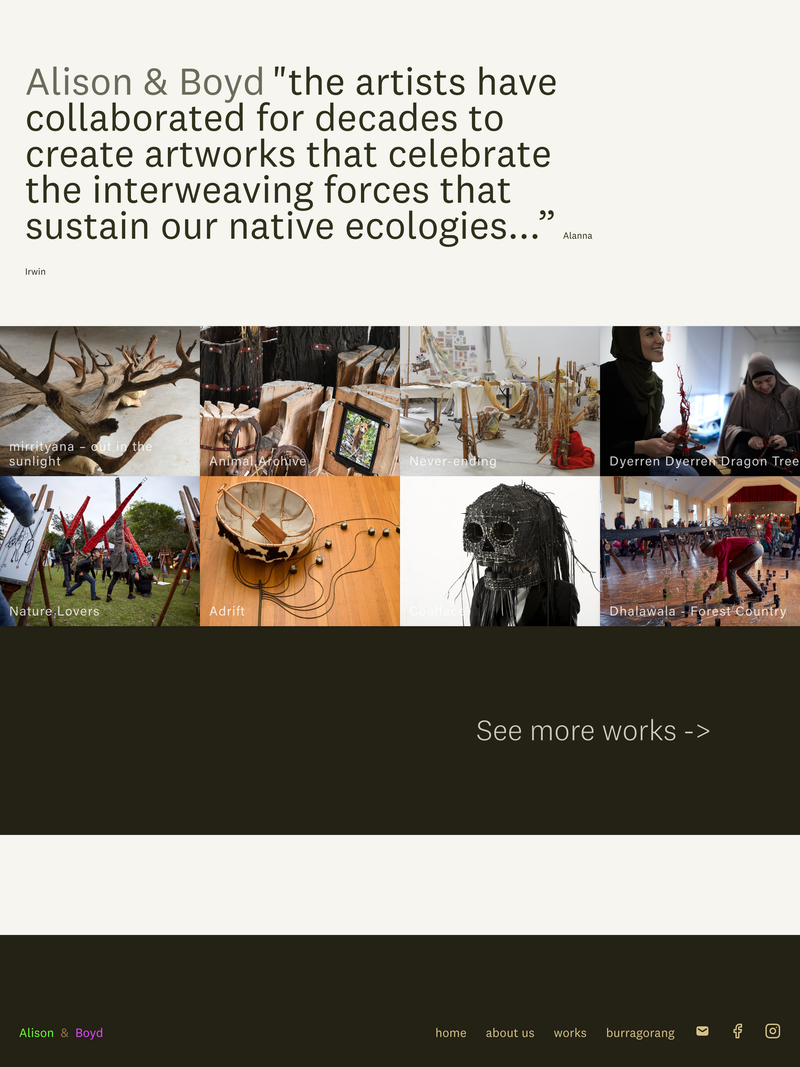Screenshot of burragorang.org