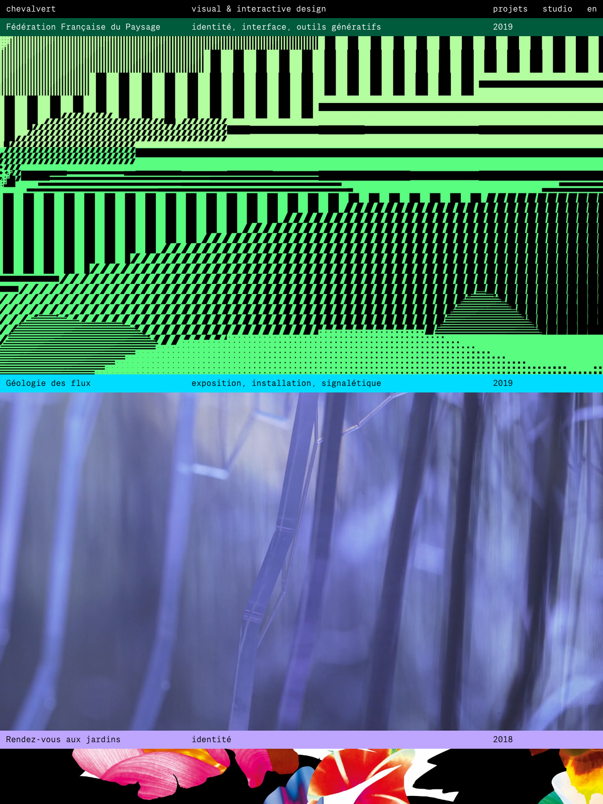 Screenshot of chevalvert.fr