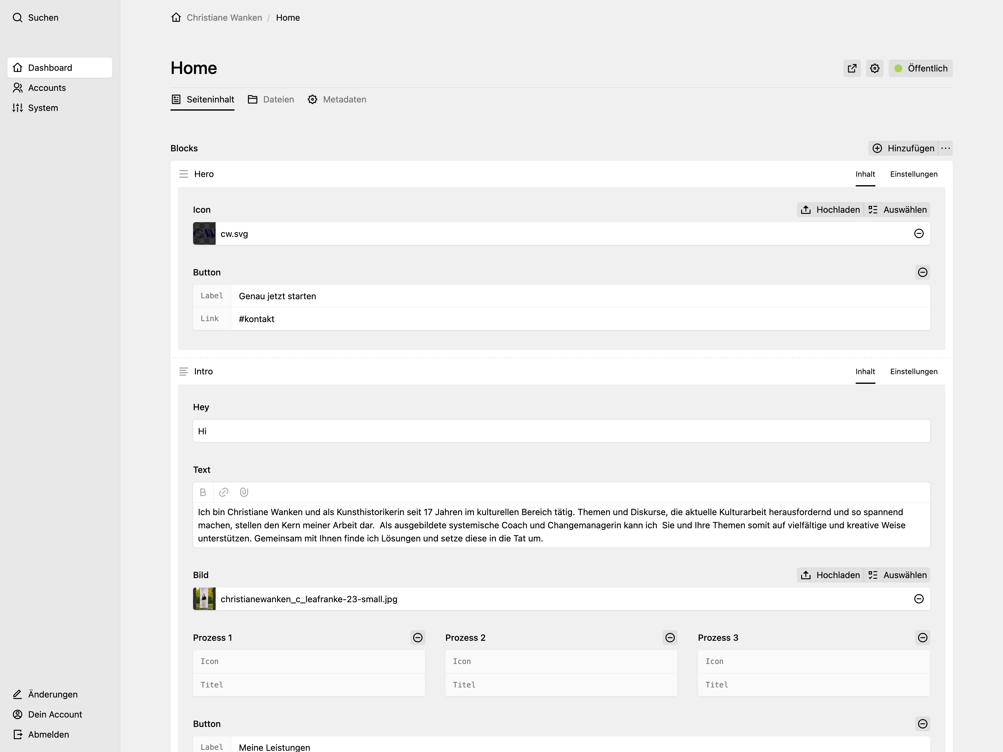 Panel screenshot of kultur-transformieren.de
