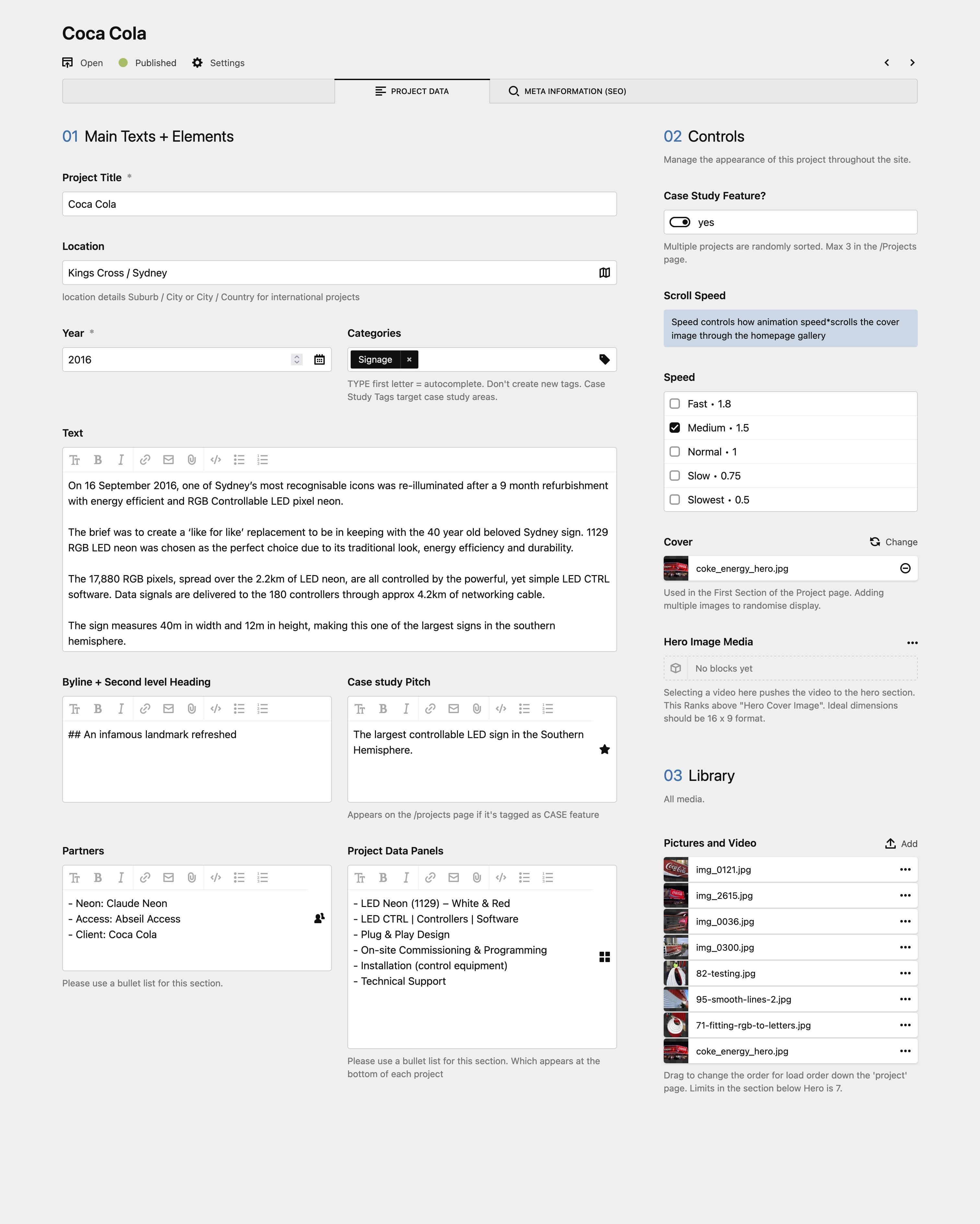 Panel screenshot of clearcontrol.com.au