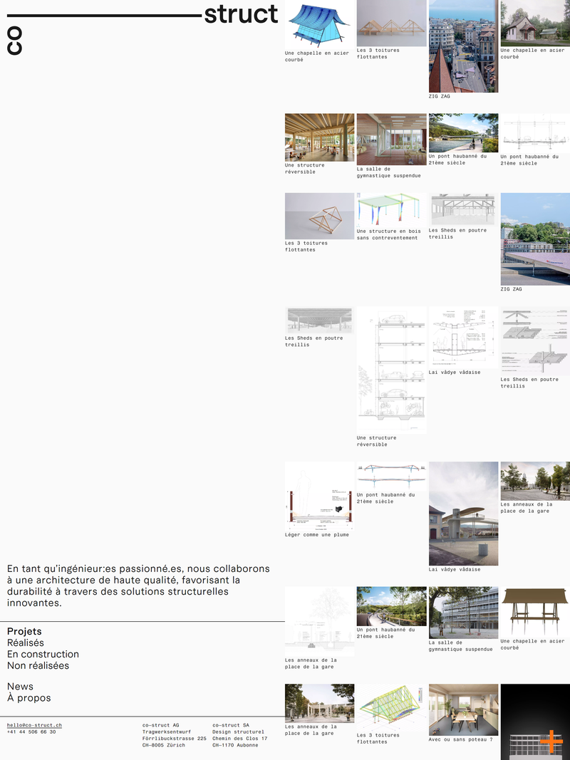 Screenshot of co-struct.ch