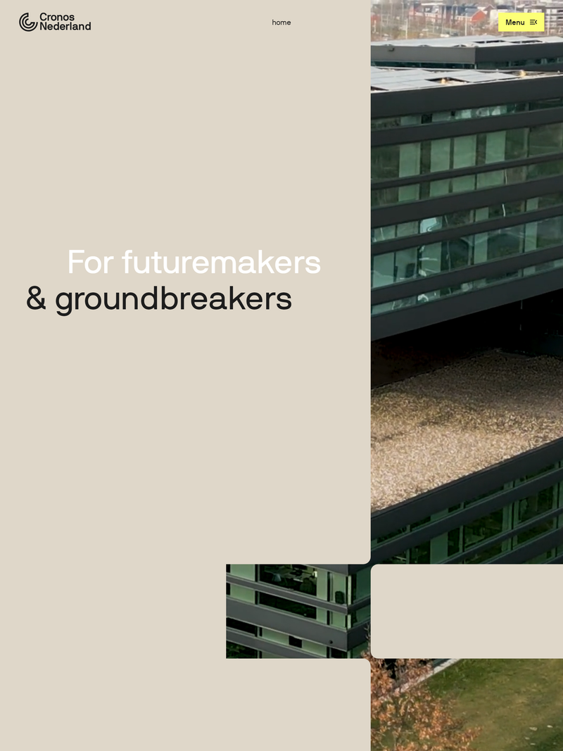 Screenshot of cronos.nl
