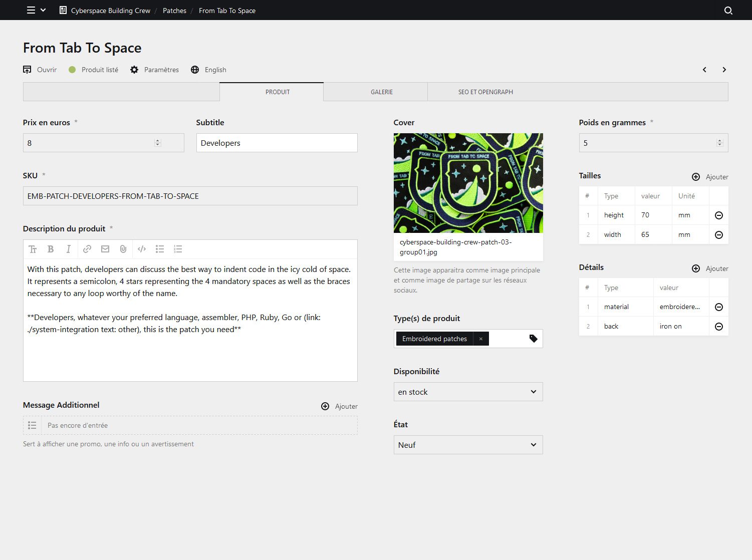 Panel screenshot of cyberspace.builders