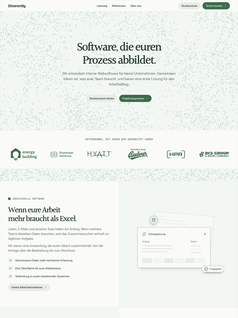 Screenshot of diverently.com
