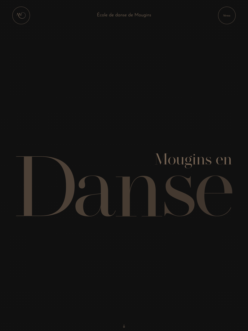 Screenshot of mouginsendanse.fr