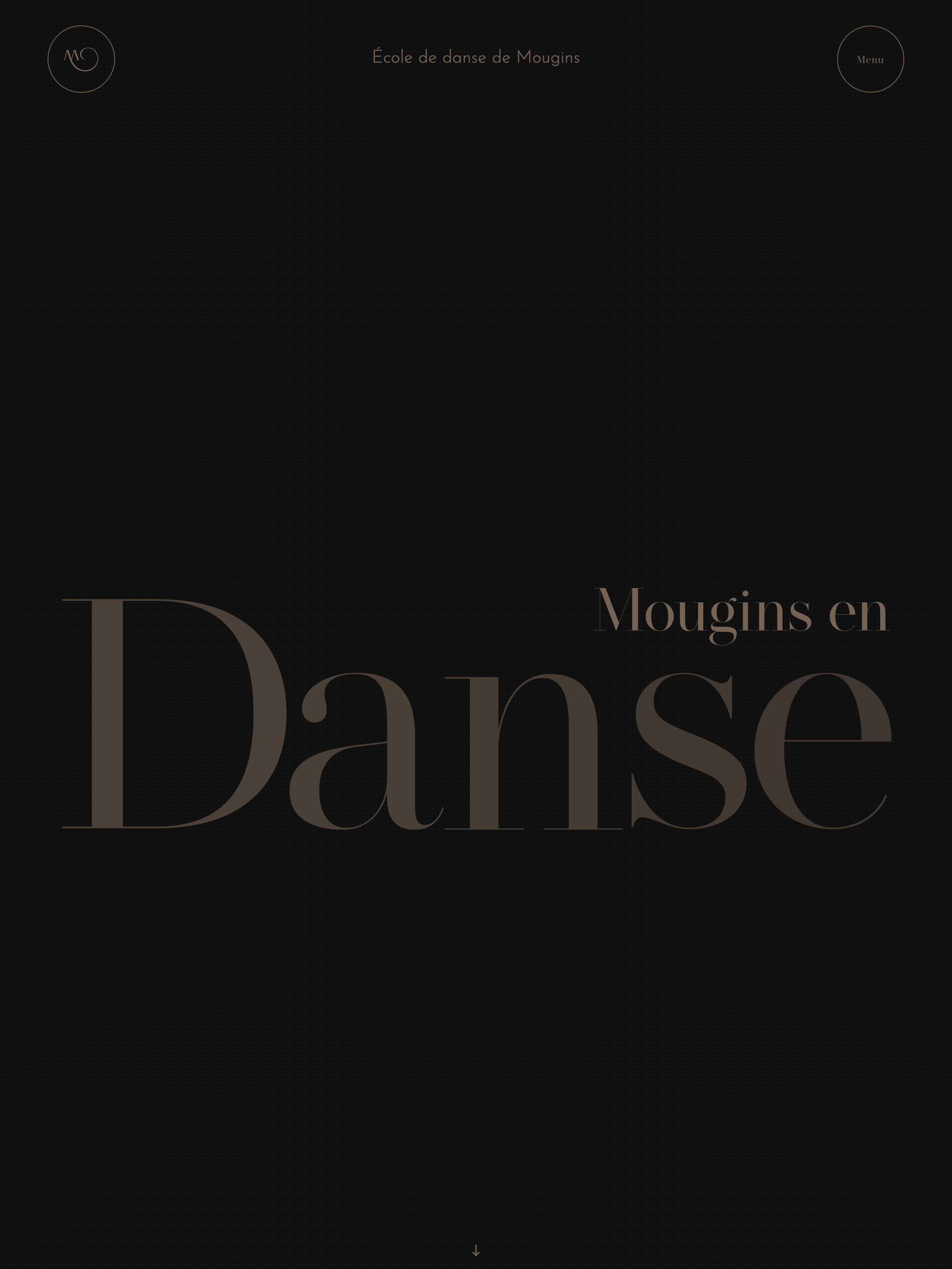 Screenshot of mouginsendanse.fr