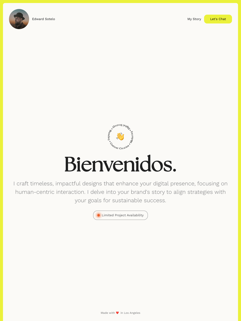 Screenshot of sotelovisuals.com