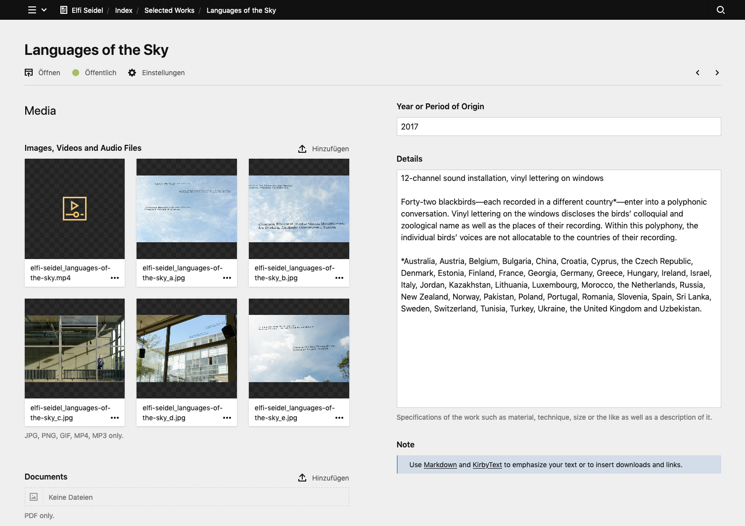 Panel screenshot of elfiseidel.com