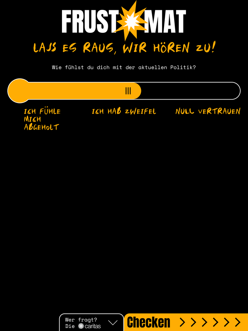 Screenshot of frust-o-mat.de