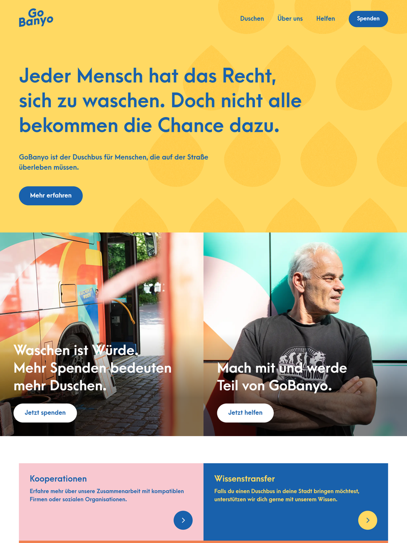 Screenshot of gobanyo.org