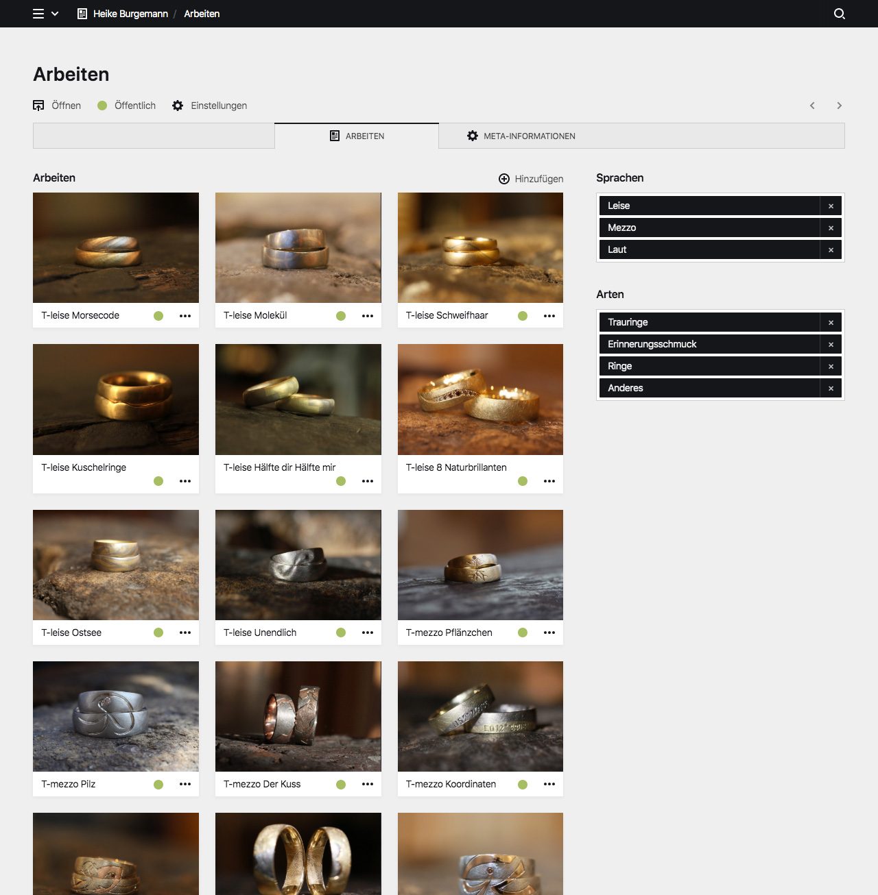 Panel screenshot of heike-burgemann.de