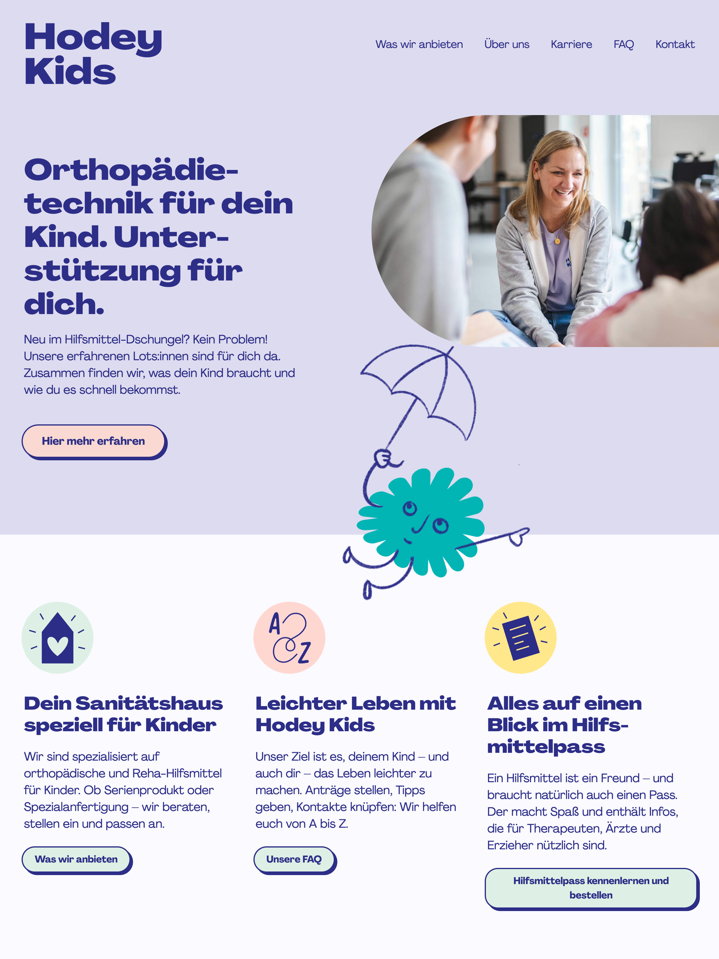 Screenshot of hodey-kids.de