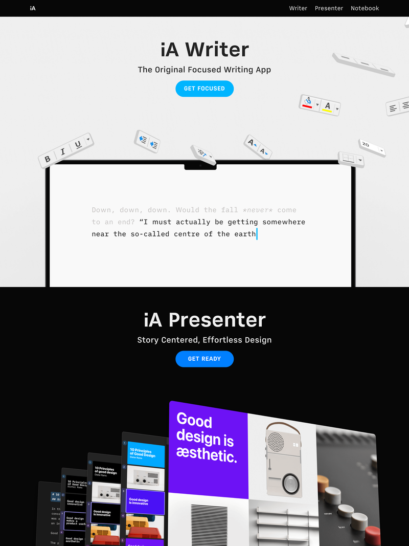 Screenshot of ia.net