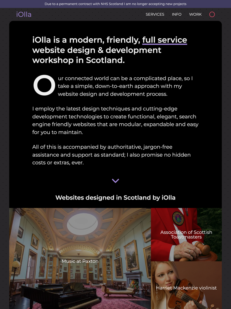 Screenshot of iolla.net
