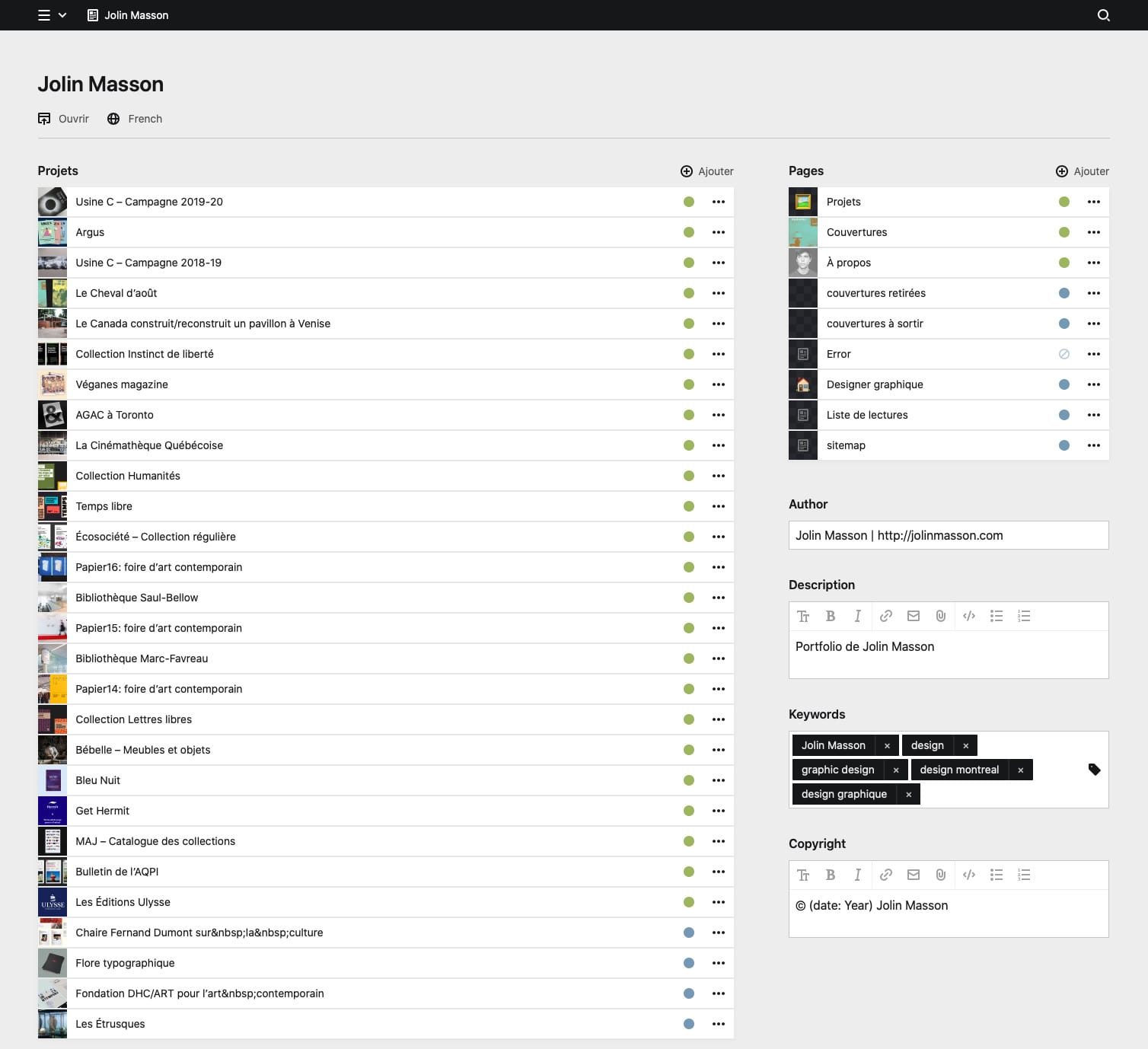Panel screenshot of jolinmasson.com