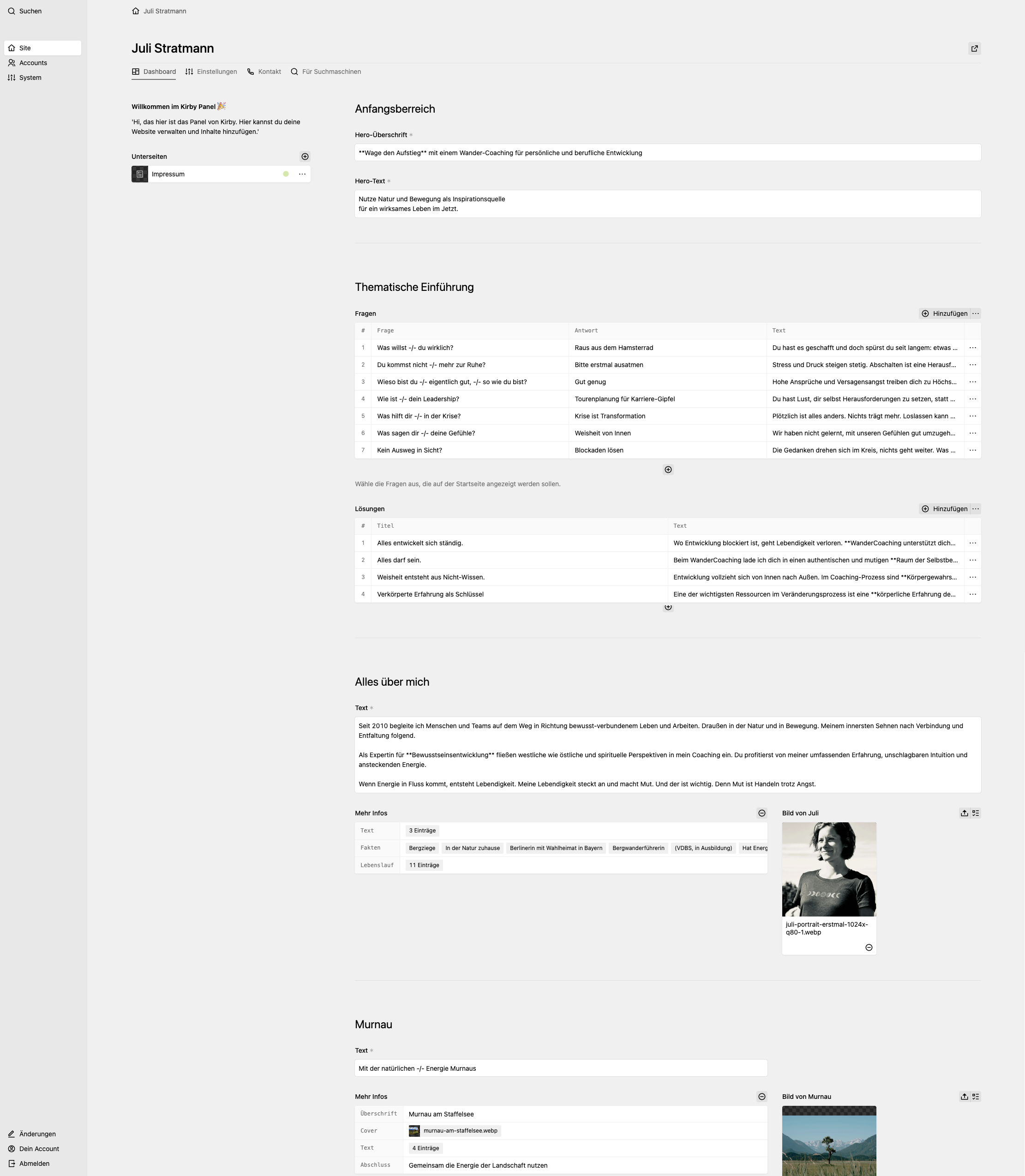 Panel screenshot of julistratmann.de