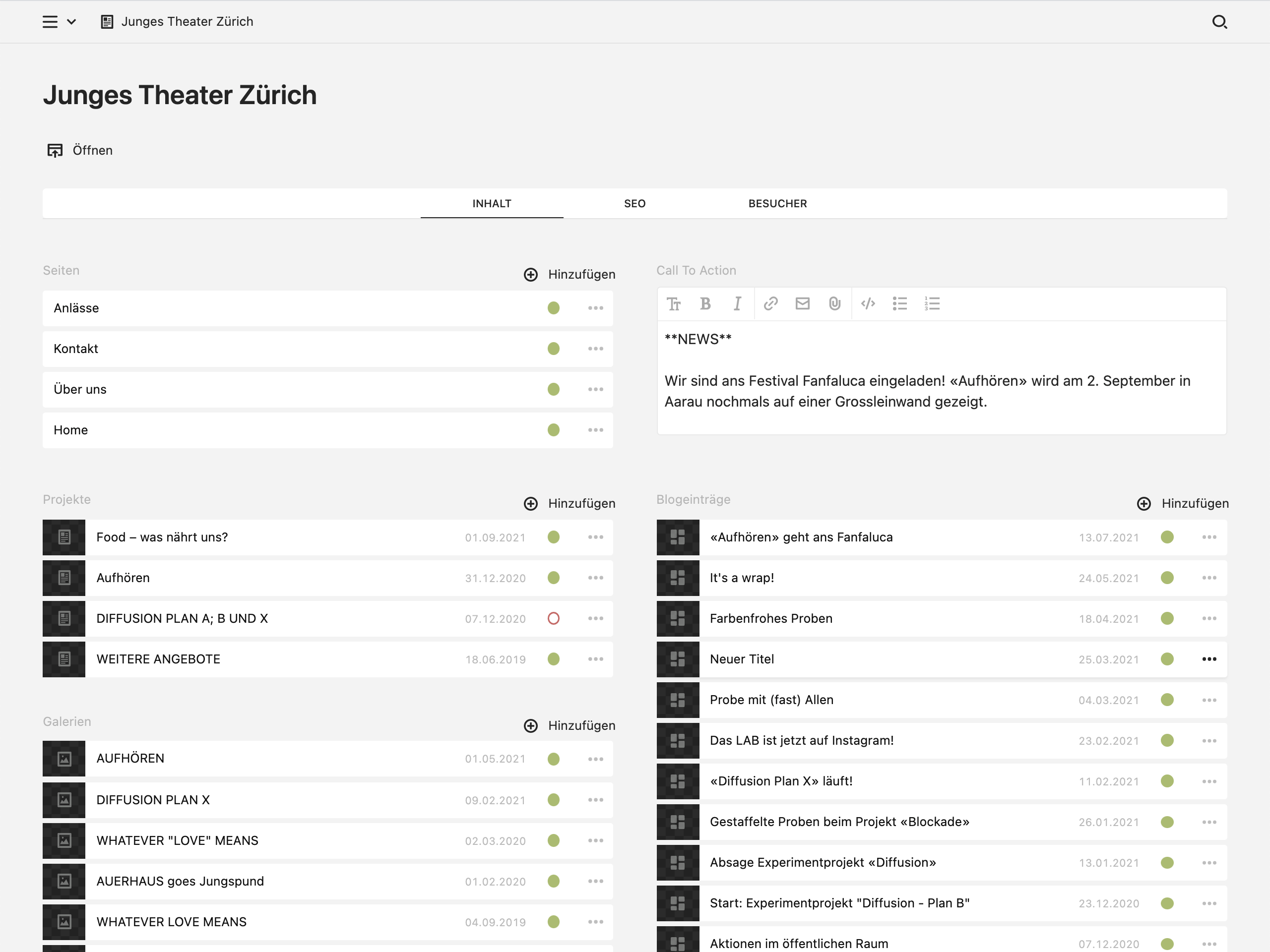 Panel screenshot of labzuerich.ch