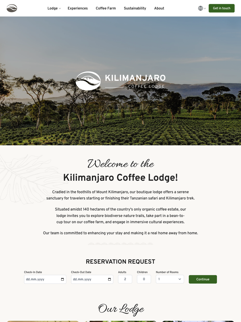 Screenshot of macharecoffee.com