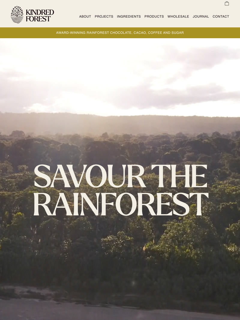 Screenshot of kindredforest.co.uk