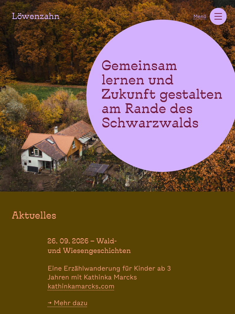 Screenshot of loewenzahn-ev.de