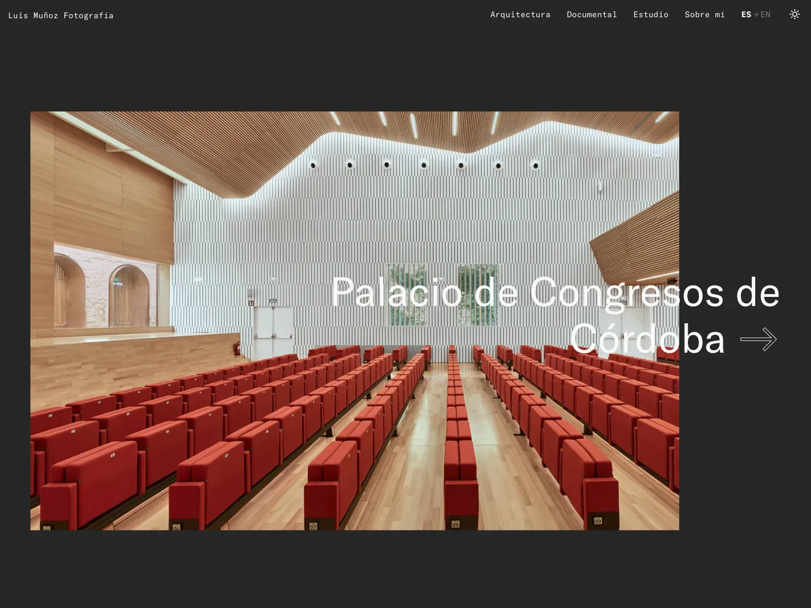 Screenshot of luismunoz.photography