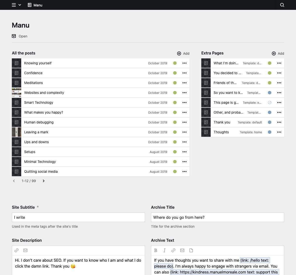 Panel screenshot of manuelmoreale.com