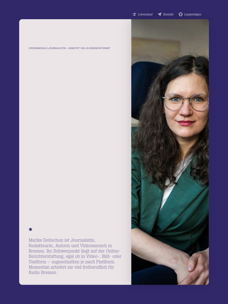 Screenshot of marike-deitschun.de