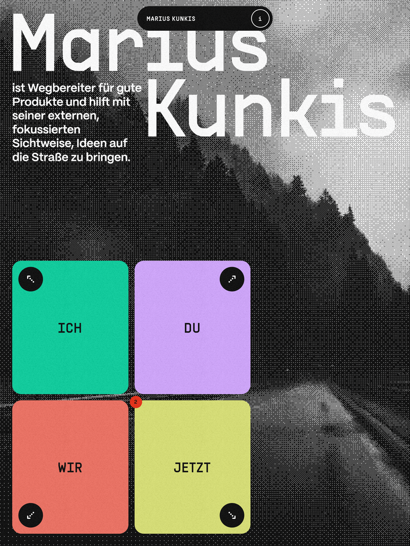 Screenshot of mariuskunkis.de