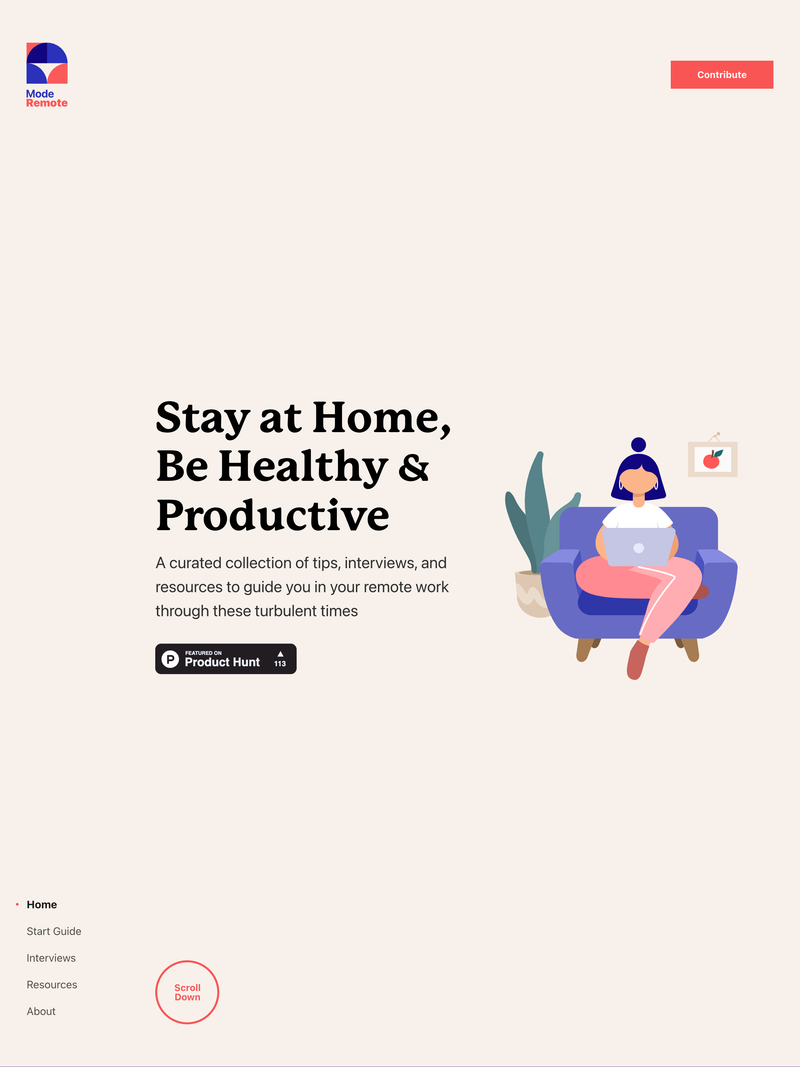 Screenshot of moderemote.com