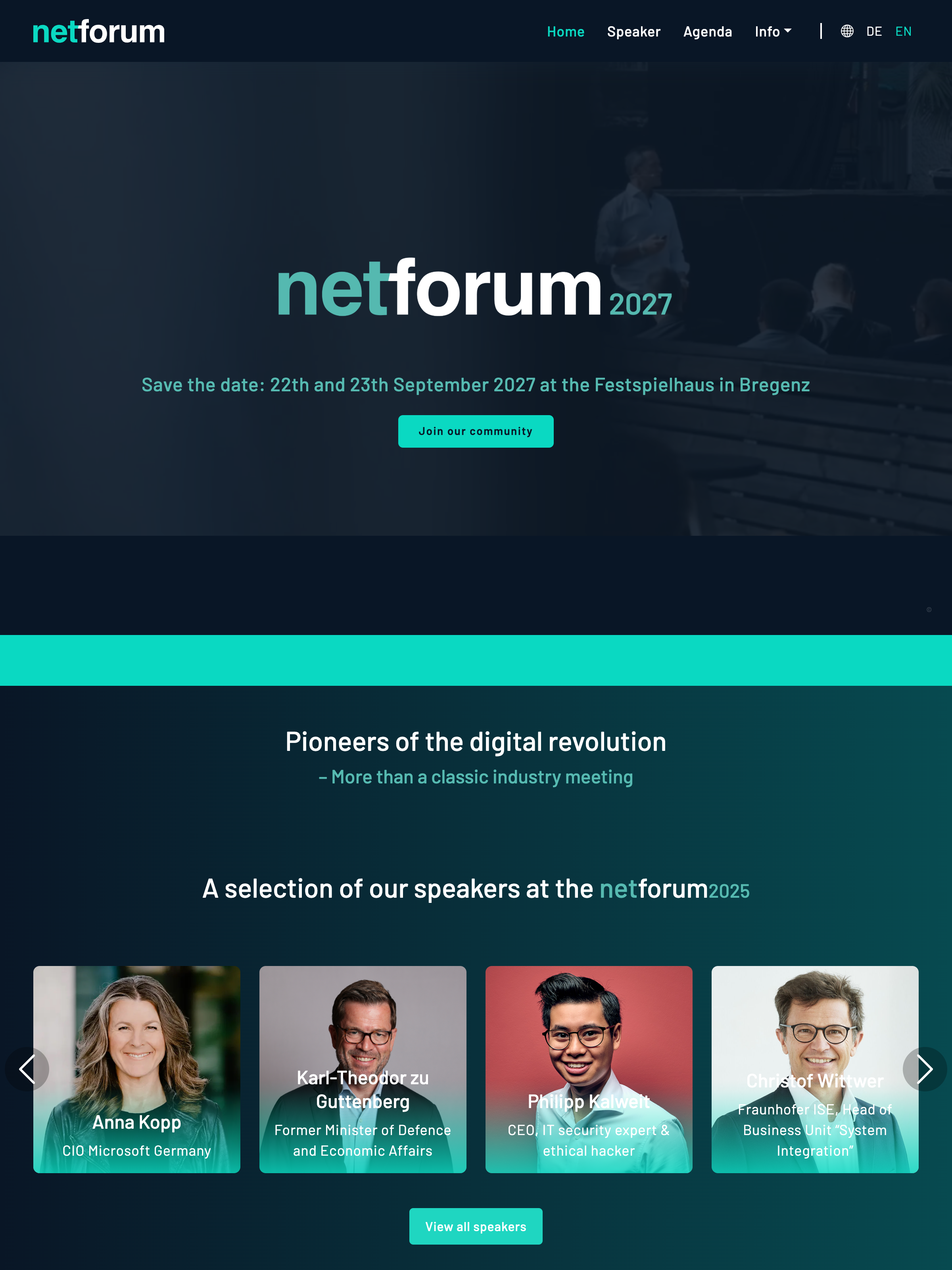 Screenshot of netforum.dtm-group.de