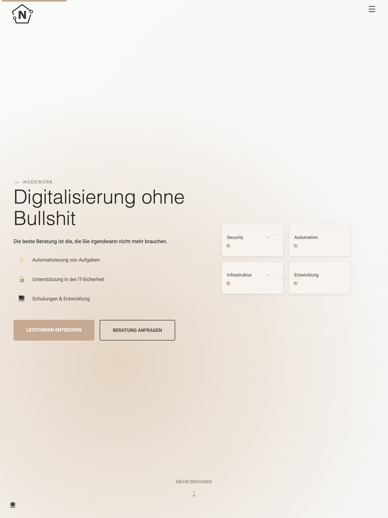 Screenshot of nodework.de