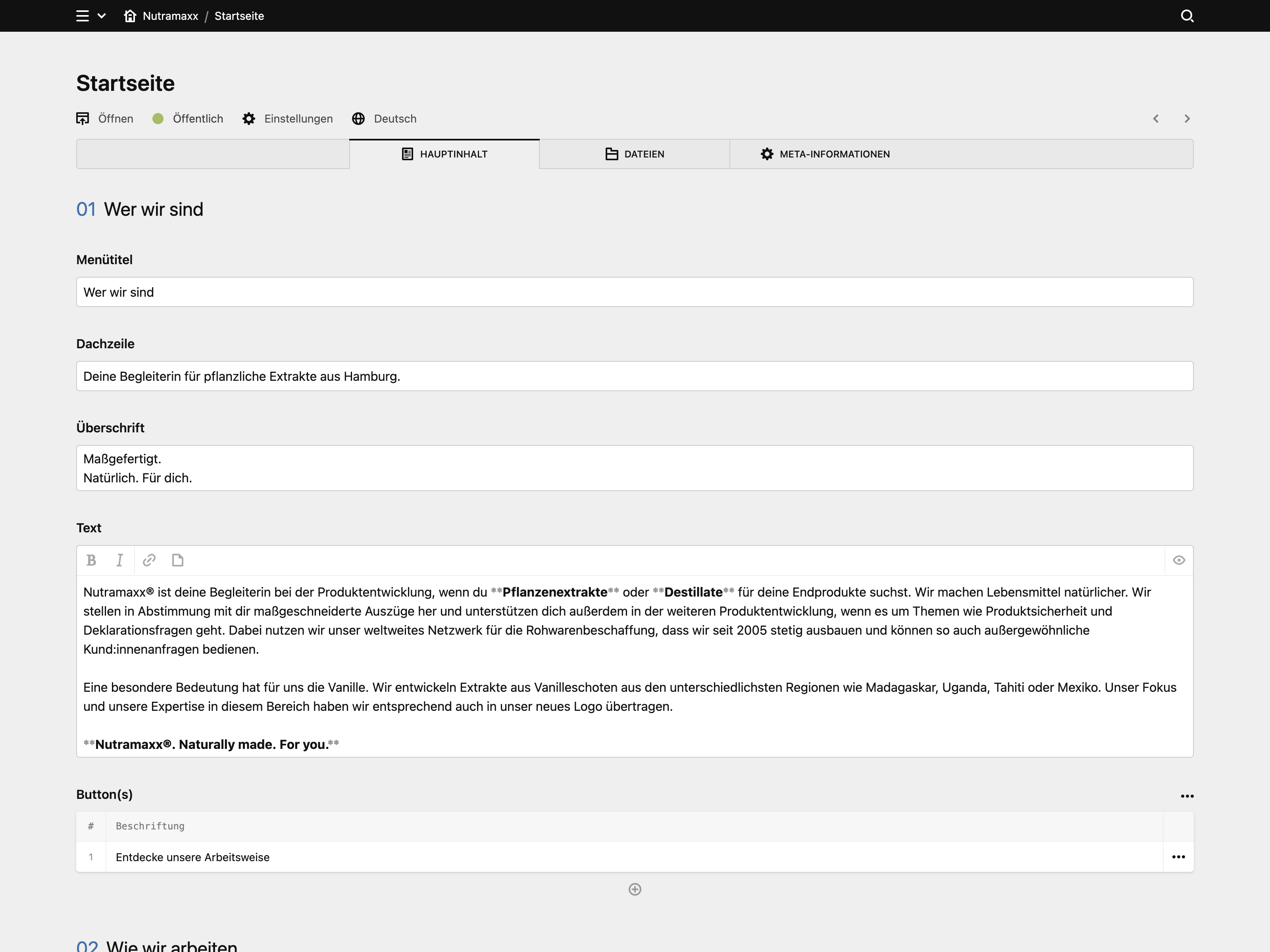 Panel screenshot of naturallymade.com