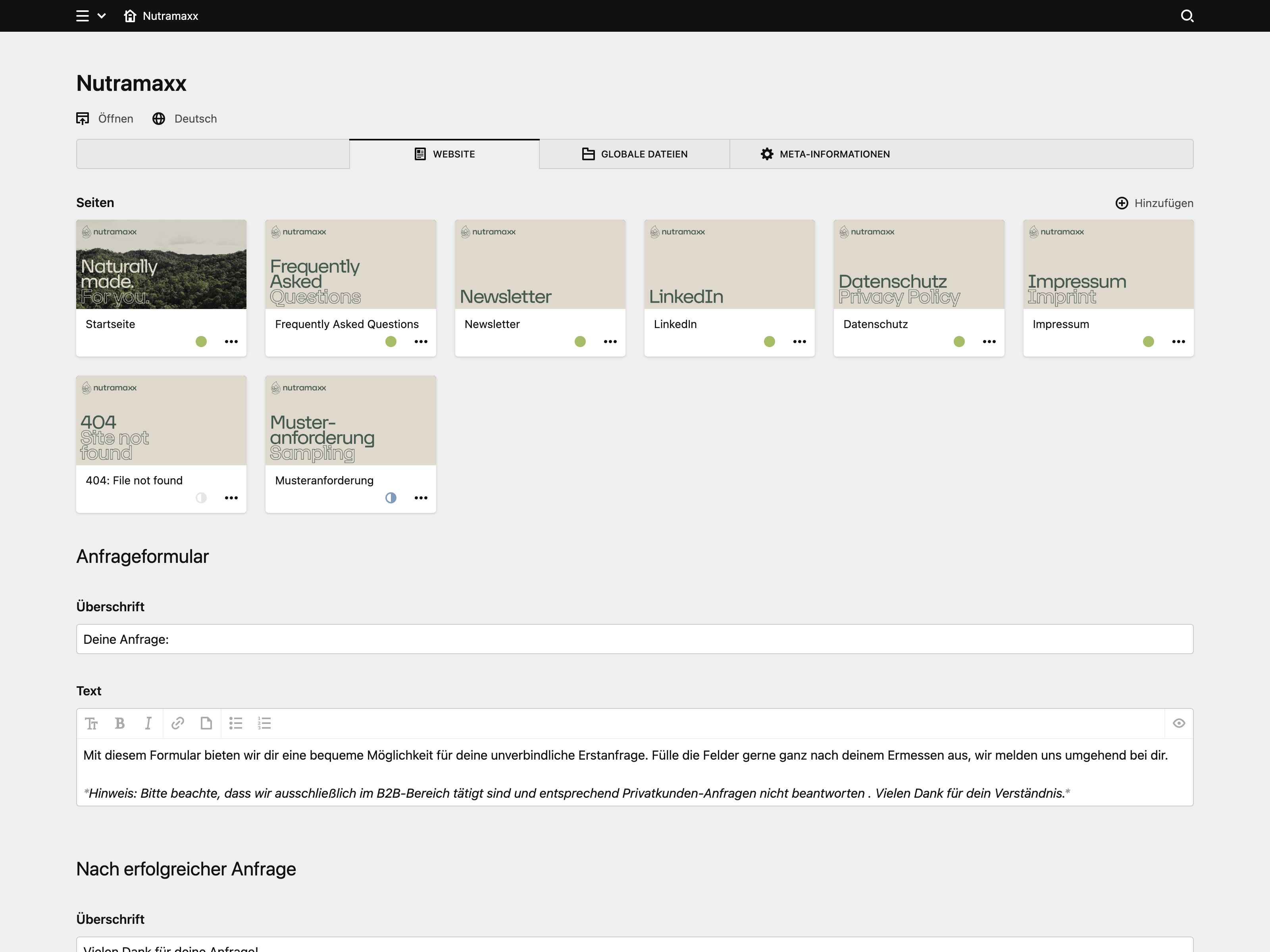 Panel screenshot of naturallymade.com