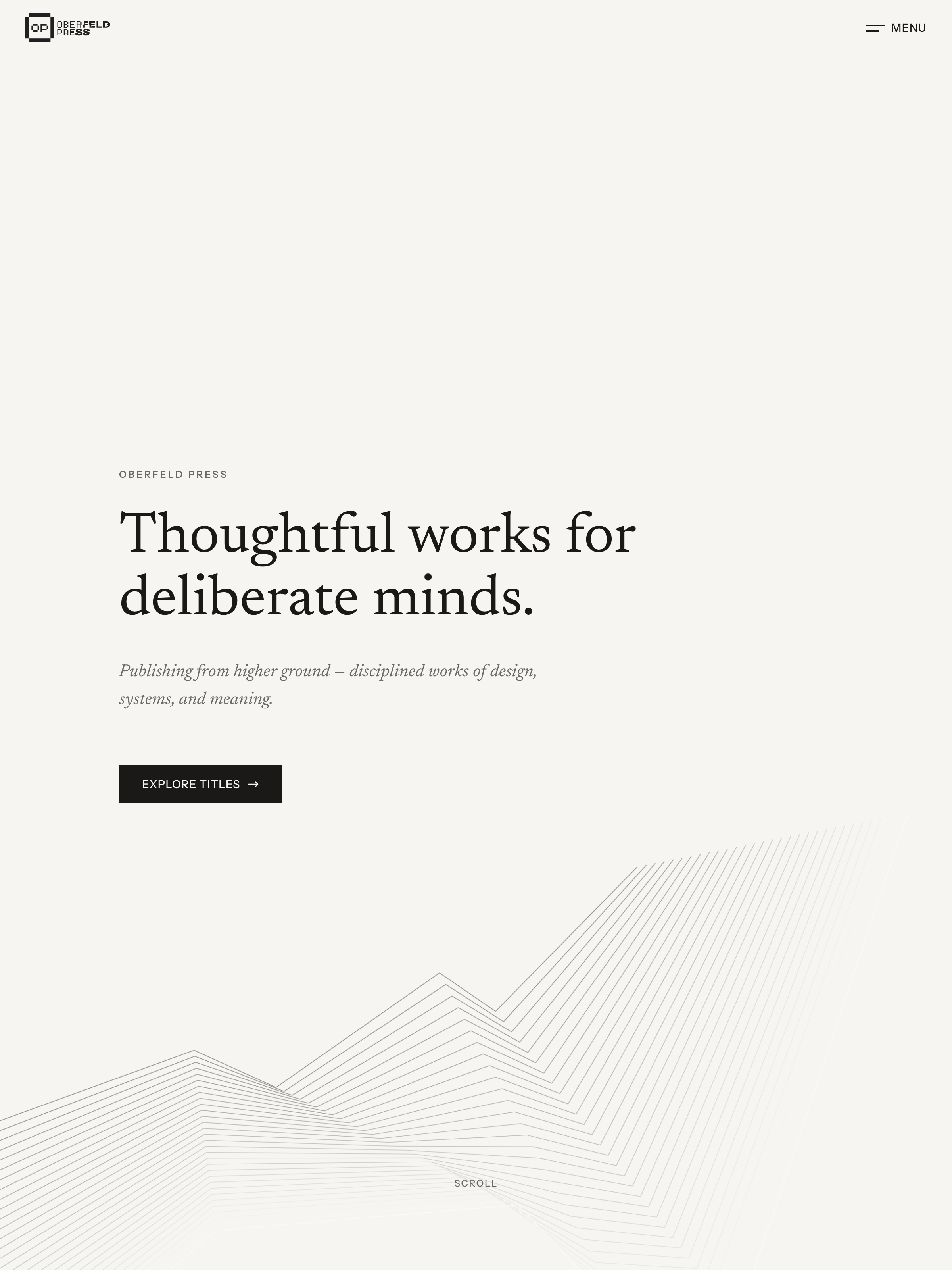 Screenshot of oberfeldpress.com