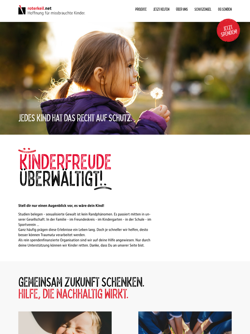 Screenshot of roterkeil.net