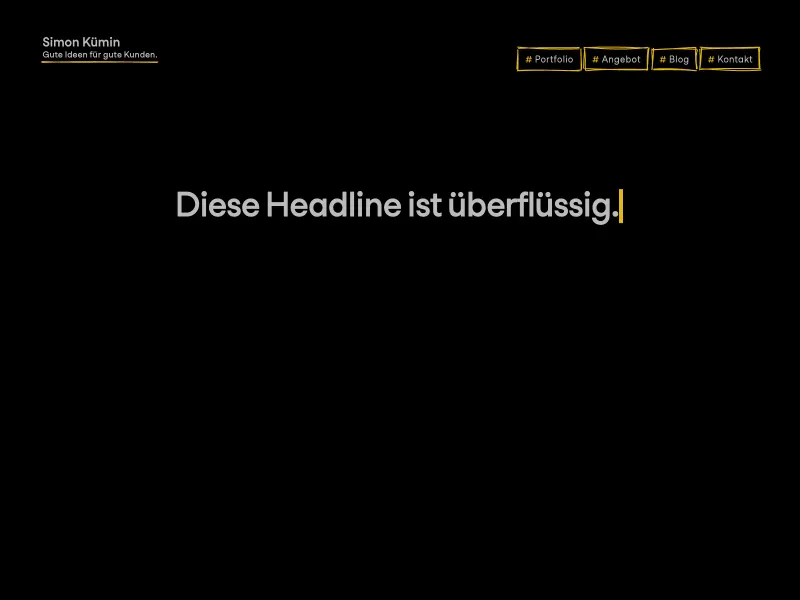 Screenshot of simonkuemin.ch