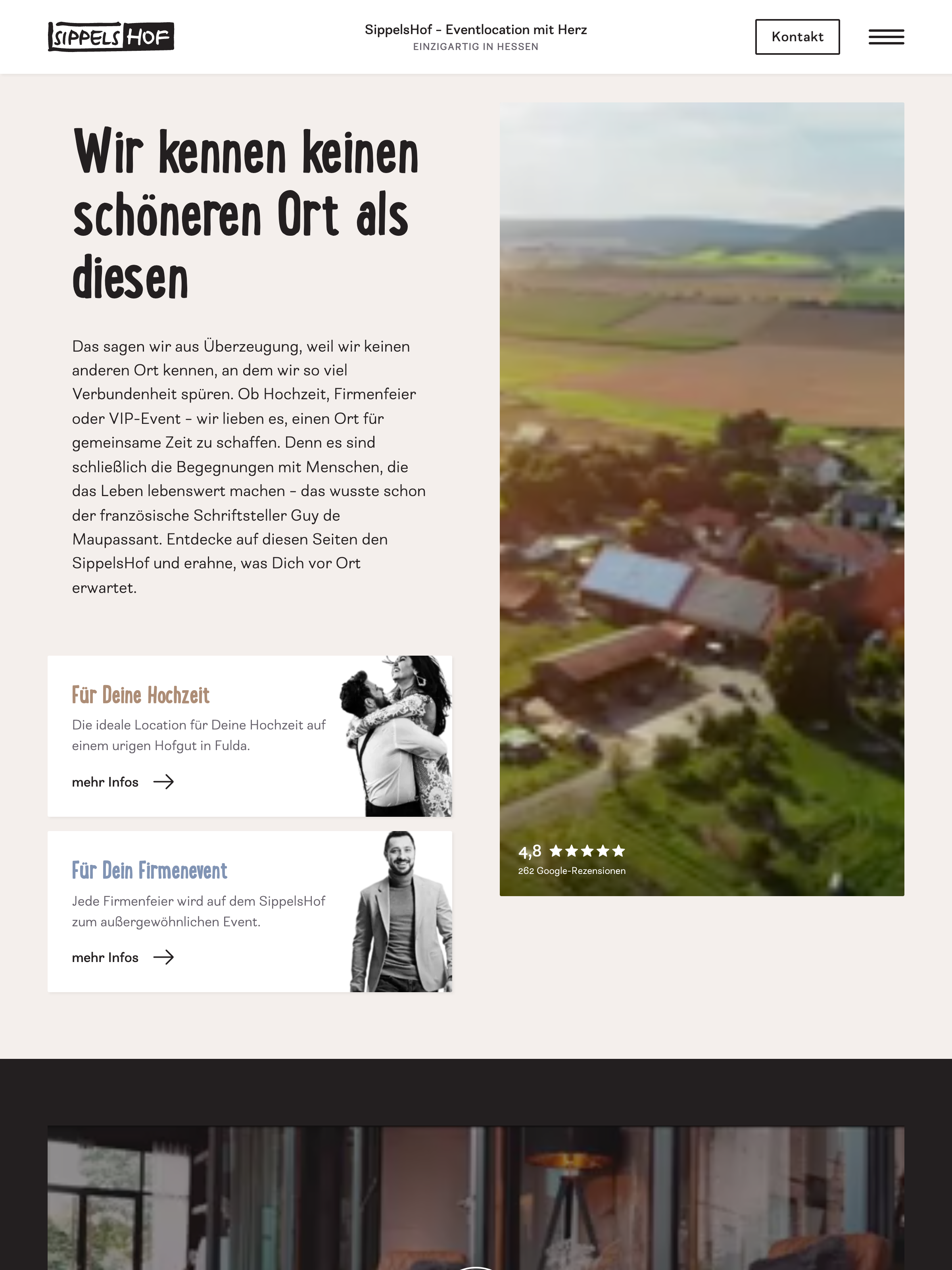 Screenshot of sippelshof.de