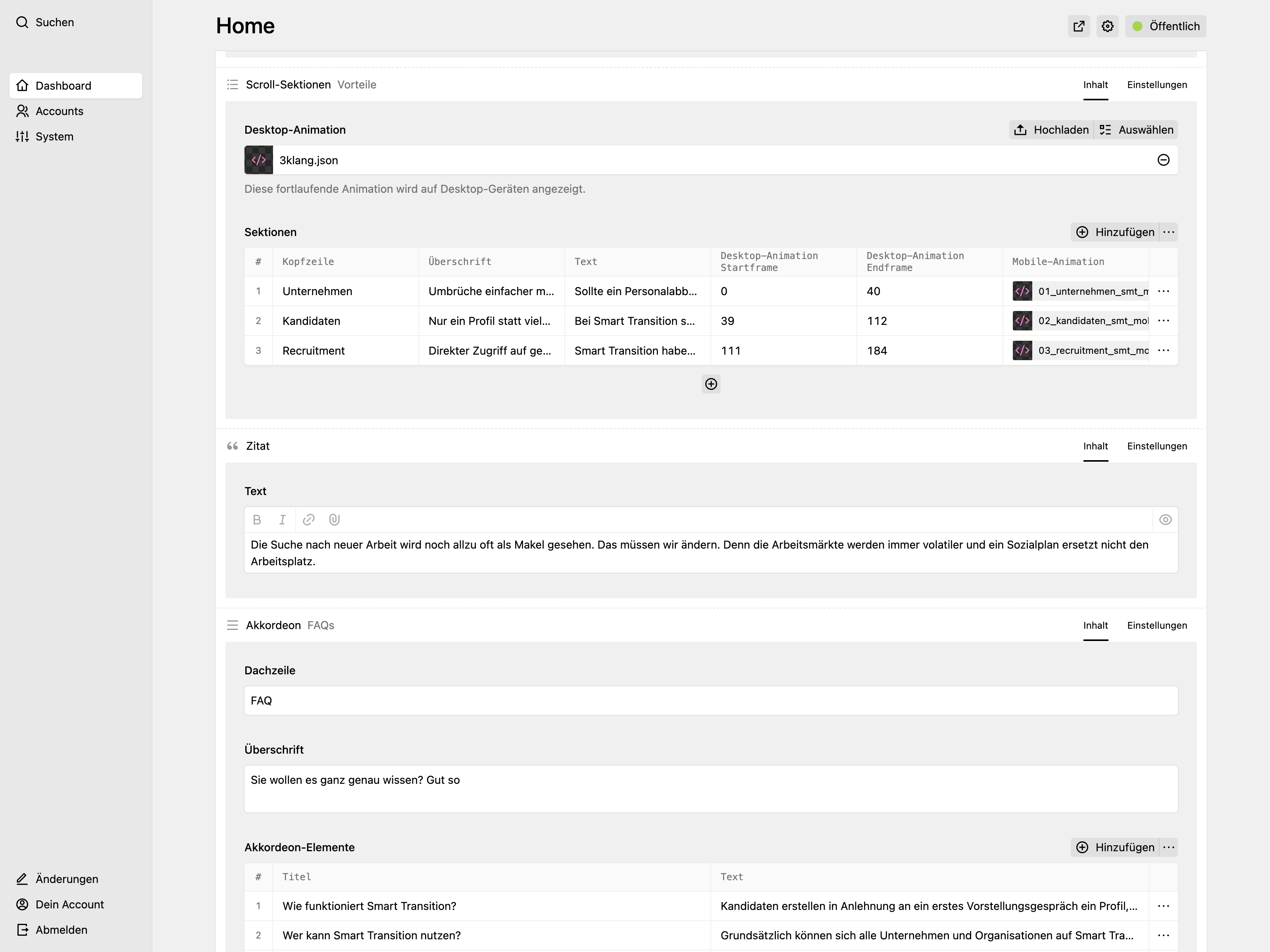 Panel screenshot of smart-transition.com
