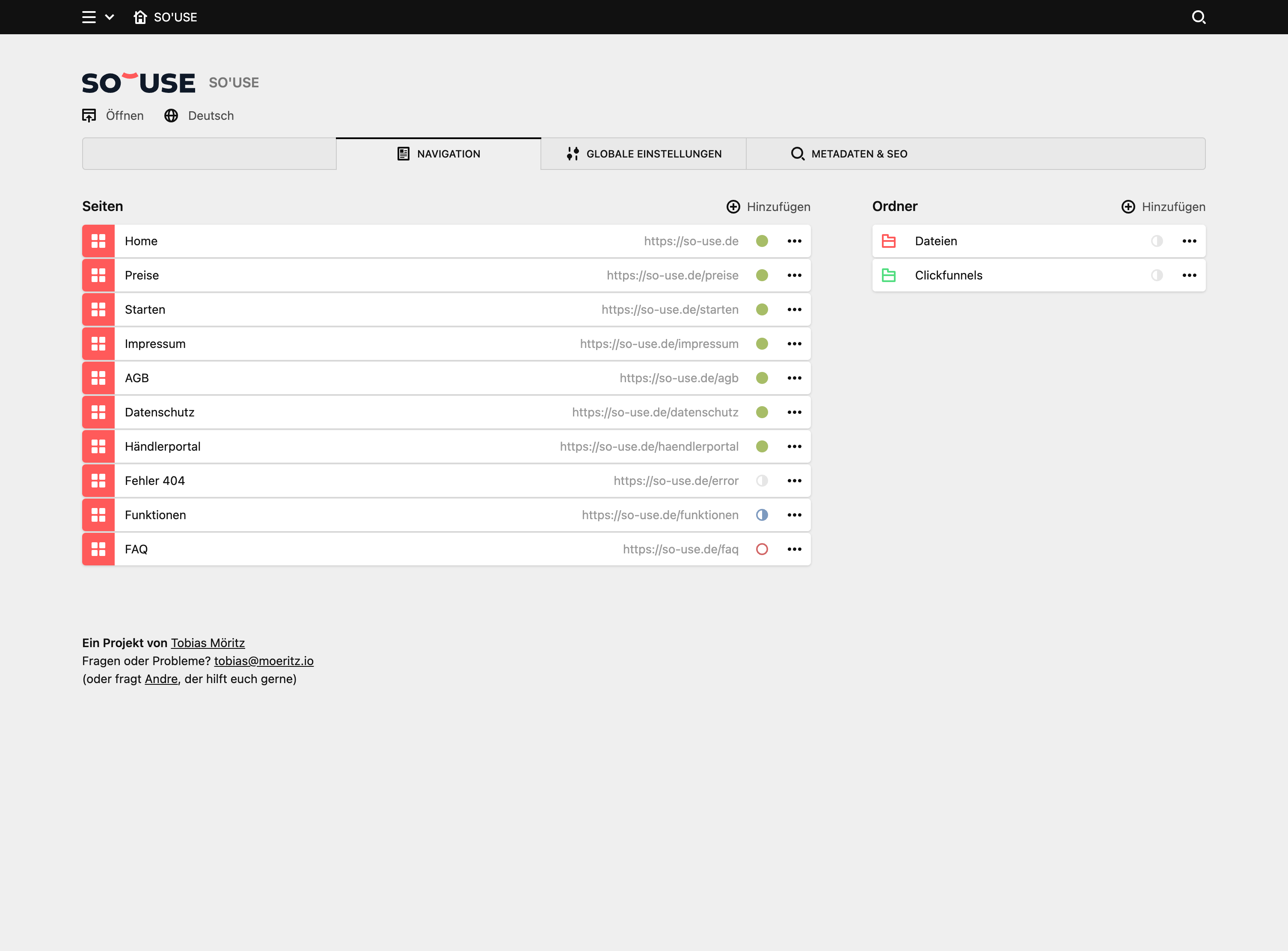 Panel screenshot of so-use.de