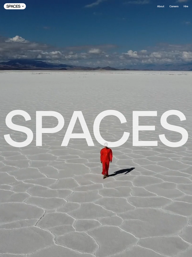 Screenshot of spaces.is