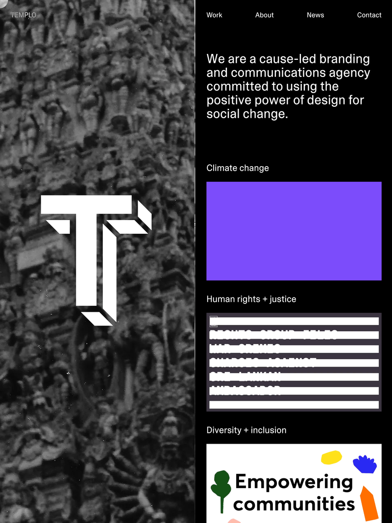 Screenshot of templo.co.uk