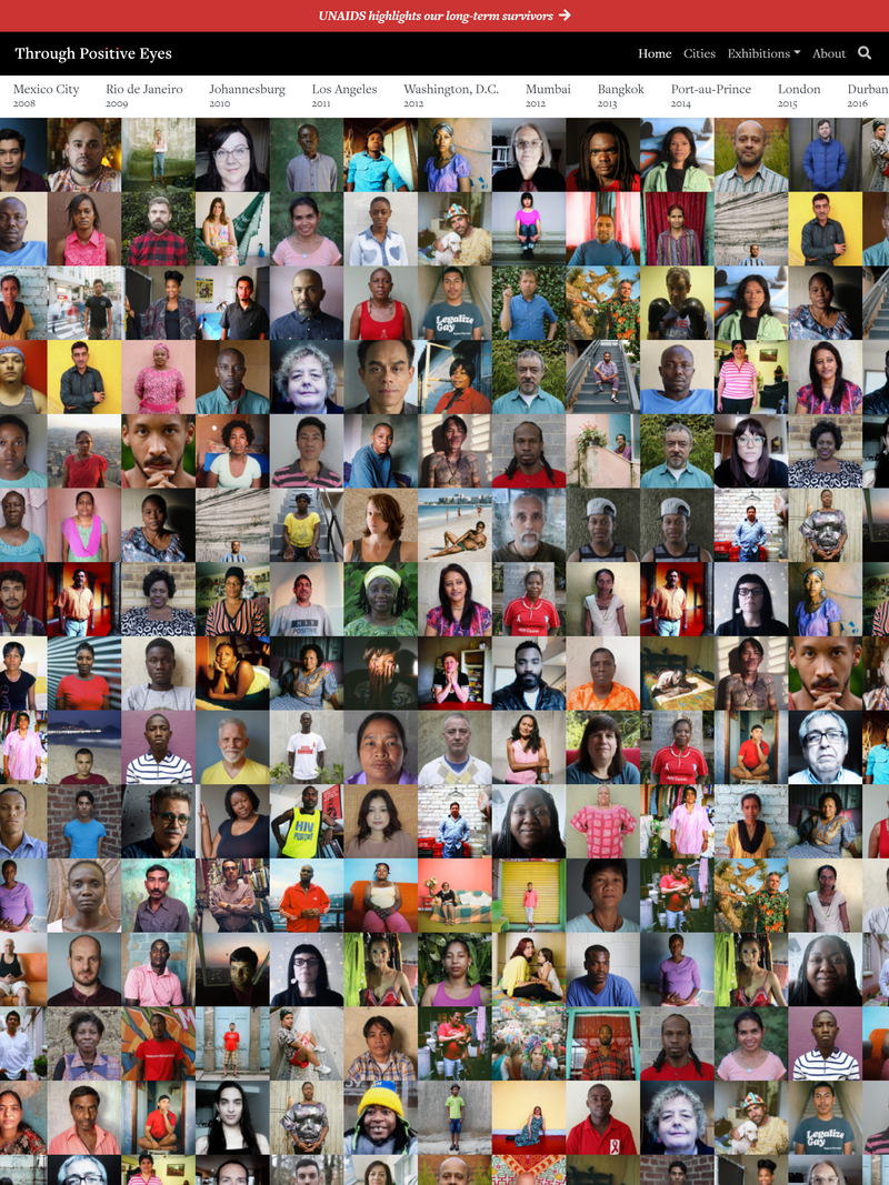 Screenshot of throughpositiveeyes.org